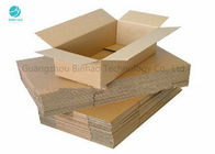 Brown Paper Color Recycled Corrugated Packaging Box Ukuran Disesuaikan