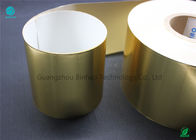 Shiny Gold Transfer Aluminium Foil Paper Dalam Bahan Ramah Lingkungan 65gsm