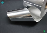 Matt Silver Aluminium Foil Laminated Paper / Rokok Packing Paper 83mm Lebar