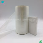 Transparan BOPP Panas Sealing Polyethylene Film Untuk Kemasan Rokok / Makanan / Obat