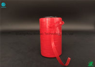 Bahan MOPP Self - Adhesive Sticky Tear Tape Warna Mudah Merah Lebar 5mm Untuk Kotak Karton