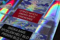 Wadah Rokok Kustom Biru Personalisasi Yang Dibuat Oleh Kertas Holografik Panas - Stamping Untuk Kemasan