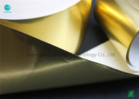 Disesuaikan Emas Ultra Tipis Waterproof Aluminium Foil Kertas Untuk Paket Rokok Lembut Inner Liner