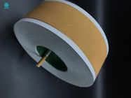 64mm Cork Tipping Paper Rokok Dicetak Dengan Garis Emas Dan Logo Untuk Ukuran Raja
