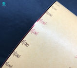 3000M Cork Tipping Paper Bahan Non-Tembakau Untuk Filter Rod Packaging Rokok Dengan Hot Stamping