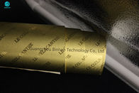 Embossing Aluminium Foil Kertas Pembungkus Dengan Warna Emas Perak Dalam Standar 1500m Satu Gelendong