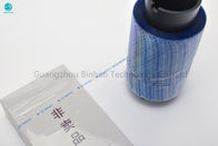 Binhao Superfine Baru 1.6mm Biru Holographic Tear Strip Tape Dengan Self Adhesive Multi Warna Dicetak