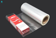 360mm Jumbo Glossy Clear Heat Sealing BOPP Film Roll Untuk Kemasan Kotak Rokok