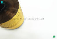 Cetak BOPP Shiny Tear Strip Tape Color Offset Golden Long Meters 10000M