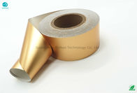 Tembakau Warna Emas Shining 12 Micron 55gsm Aluminium Foil Paper