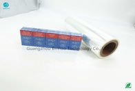 0,218 q / m Film PVC Transparan Untuk Lebar Rokok Bias 0mm