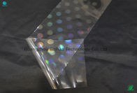 2500M BOPP Laser Packaging Film Pencetakan UV Holografik Untuk Paket Tembakau