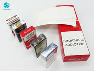 Kasing Karton Logo Timbul yang Dipersonalisasi Untuk Paket Rokok Set Lengkap