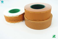 Double Foil Stamping Tobacco Tipping Paper Gabus Warna Kuning 400cu-800cu