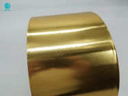 55Gsm Shiny Golden Cigarette Wrapping Aluminium Foil Paper Untuk Kemasan