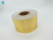 0.3Mpa Golden Cigarette Package Aluminium Foil Paper Dengan Permukaan Halus