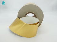58gsm Golden Composite Paper Rolls Aluminium Foil Paper Untuk Paket Rokok