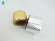Pola Kustom Embossing 58gsm Aluminium Foil Paper Untuk Paket Rokok