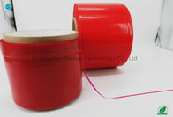 Tear Strip Tape No Sound 152mm Warna Merah Besar Untuk Tas Pengiriman Ekspres