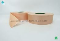 Pink Surface Gloss Oil Tipping Paper Kemasan Rokok Pulp Kayu Porositas 300cu