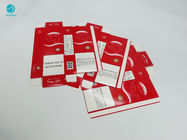 Kotak Rokok Tembakau Merah Putih Kotak Karton Karton Dengan Logo Hot Stamping