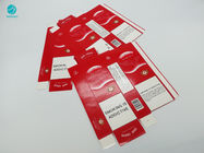 Kotak Rokok Tembakau Merah Putih Kotak Karton Karton Dengan Logo Hot Stamping