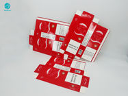 Latar Belakang Merah Desain Kustom Karton Untuk Kotak Kemasan Rokok Kasus Merokok