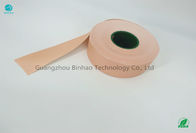 Kertas Filter Tembakau Permukaan Putih Dengan Pelepas Bibir Warna Pink Massal 1.22cm3 / G