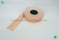 Kertas Filter Tembakau Permukaan Putih Dengan Pelepas Bibir Warna Pink Massal 1.22cm3 / G