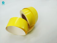 95mm Glossy Bright Yellow Coated Inner Frame Paper Untuk Kemasan Tembakau Rokok