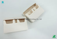 Kotak Rokok Clamshell Lipat HNB Paket Rokok Elektronik Bahan Karton Putih