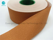 Warna Kuning Hot Stamping Foil Cigarette Cork Tipping Paper Filter Rolling Paper
