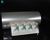 20 Micron Clear Cellophane Bopp Film Roll Untuk Kotak Rokok Di Atas Bungkus