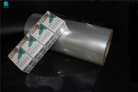 Roll Film Kemasan Plastik Poly Vinyl Chloride Transparan Untuk Kemasan Kotak Luar