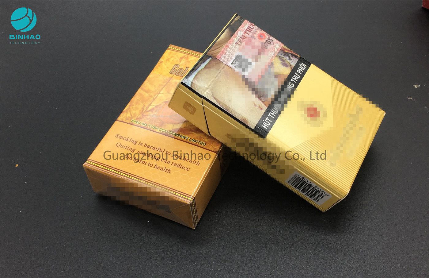 Paket Tembakau Lingkungan, Kotak Rokok Kotak Karton Gading