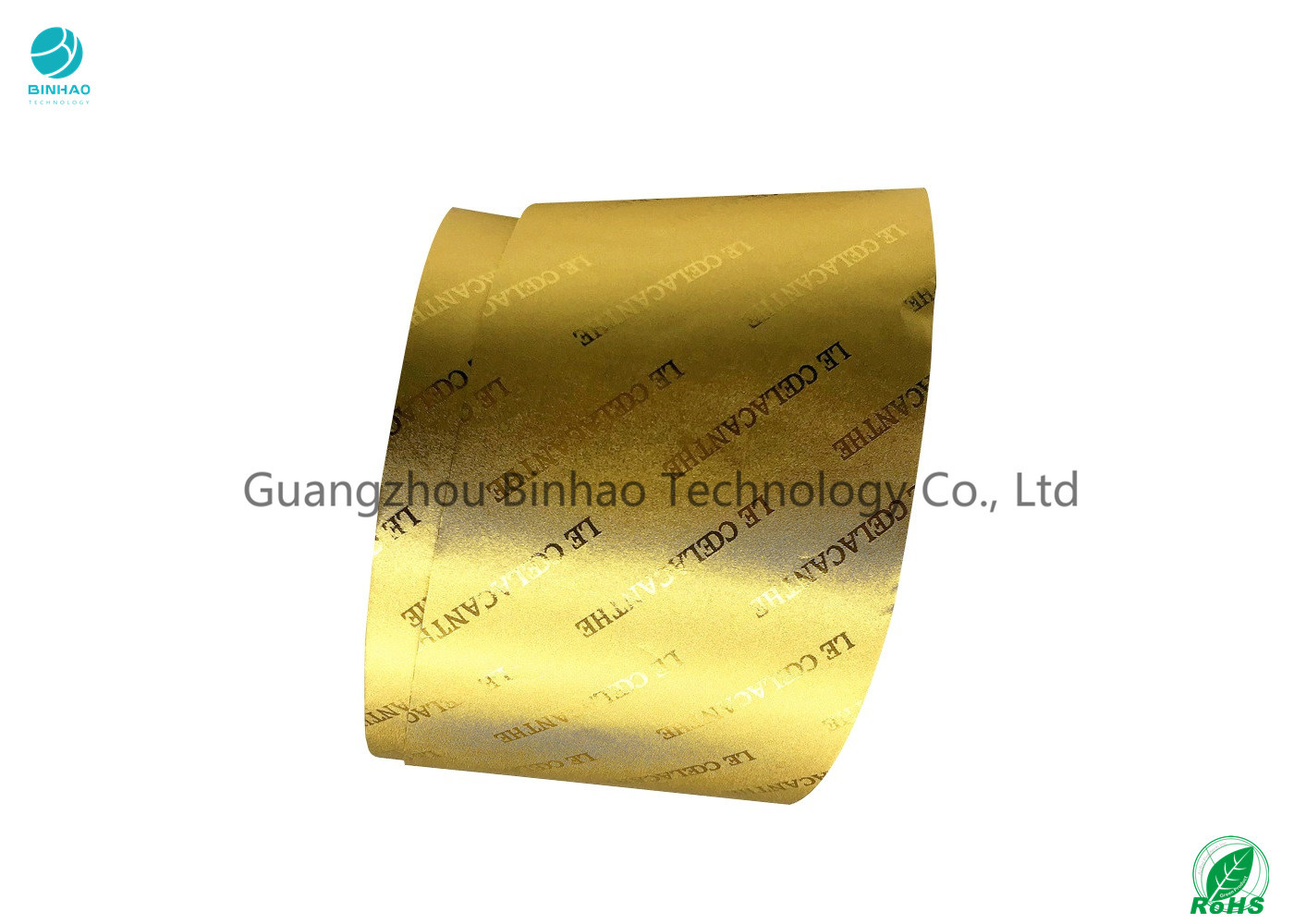 Embossing Emas Aluminium Foil Paper Untuk Kemasan Rokok Dalam 55GSM