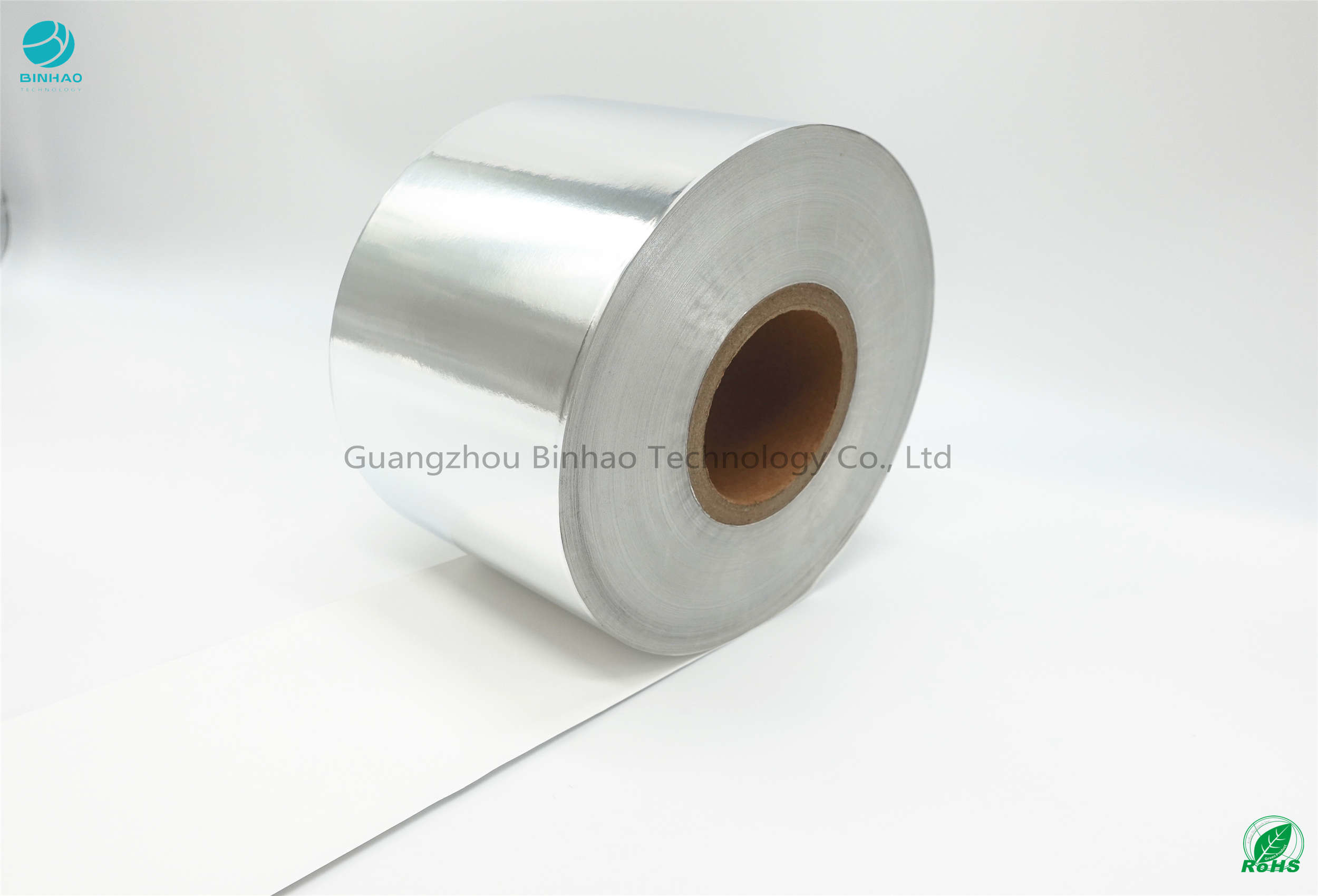 Bobbin Shape Silver Shine Tobacco 55gsm Aluminium Foil Paper