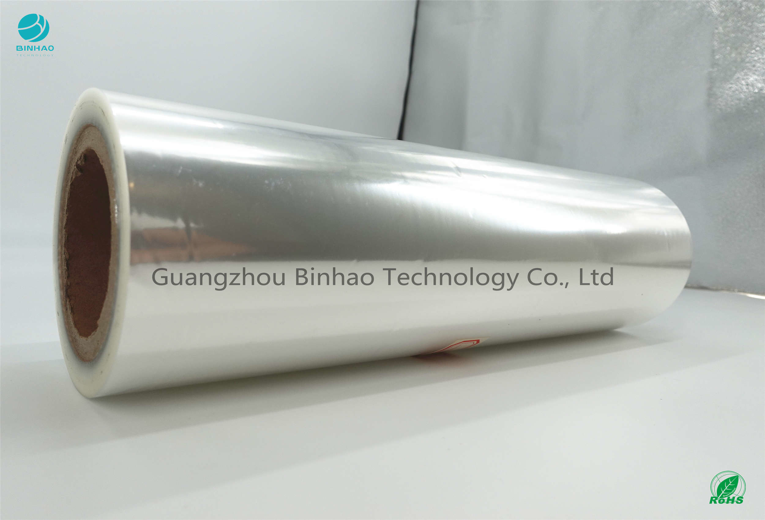 0,218 q / m Film PVC Transparan Untuk Lebar Rokok Bias 0mm