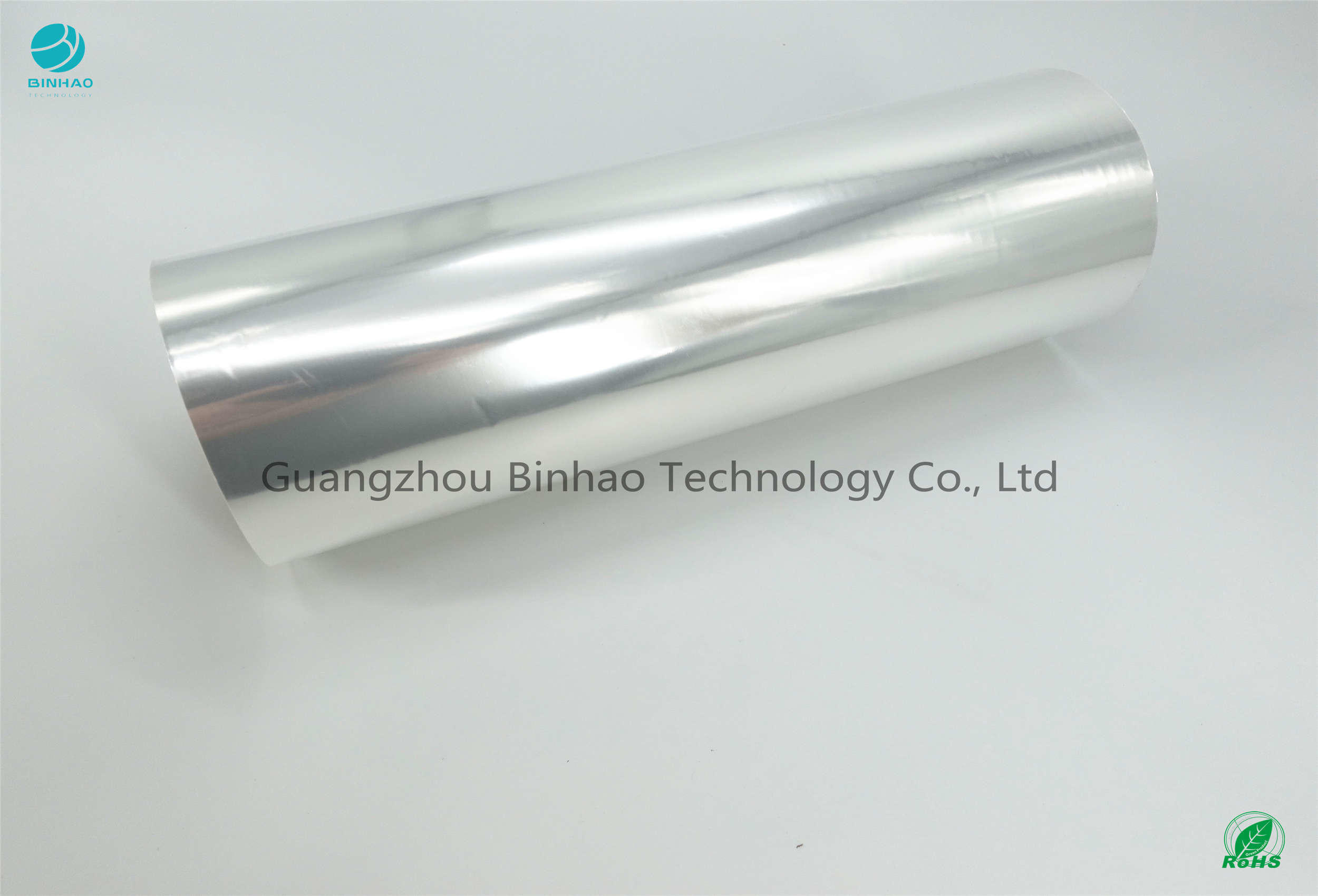 99,98% 3 Inch Core 21 Micron Tobacco PVC Packaging Film Tahan Dingin