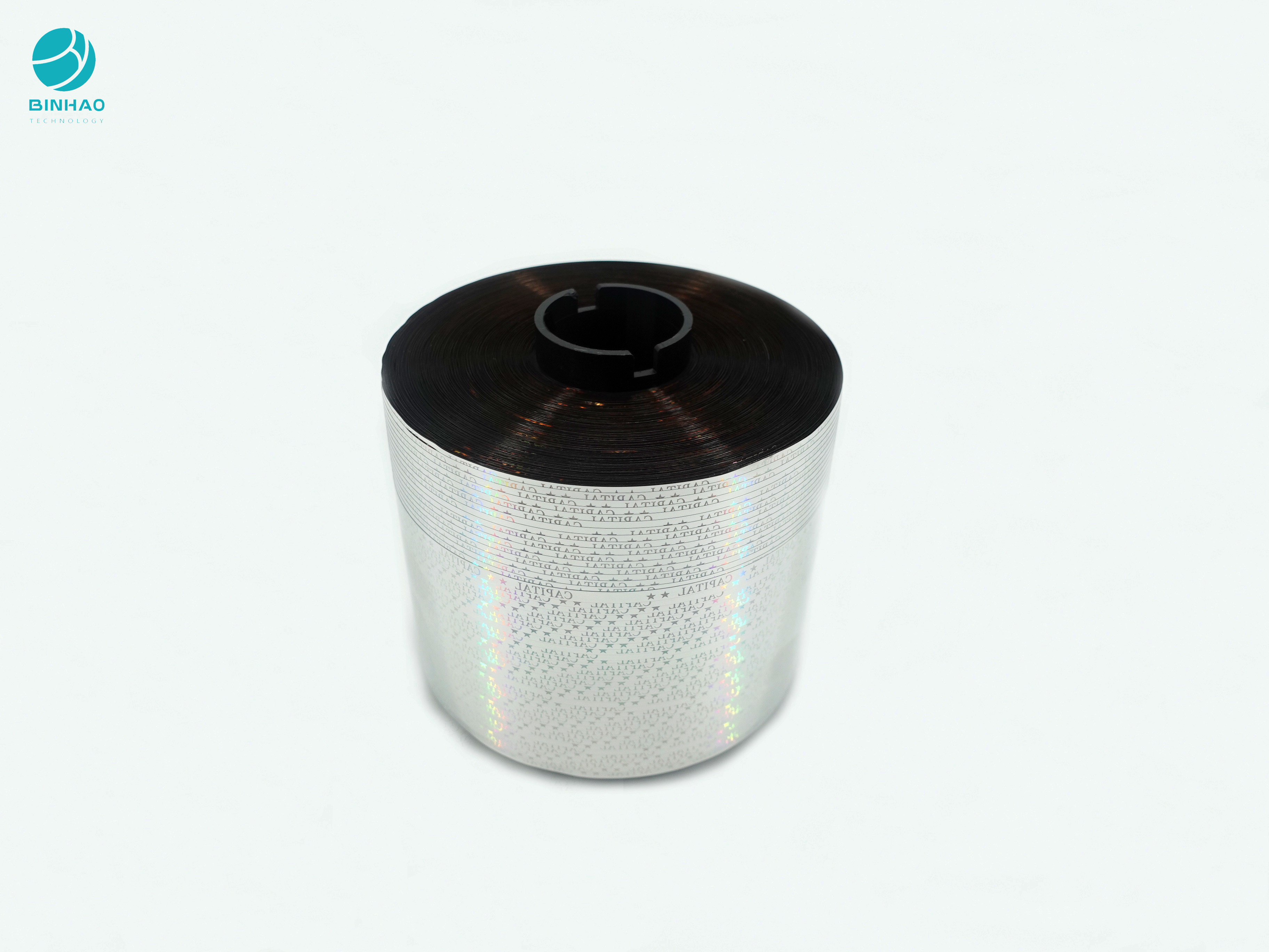 2mm Silver Bopp Self Adhesive Tear Tape Dengan Desain Disesuaikan Untuk Paket