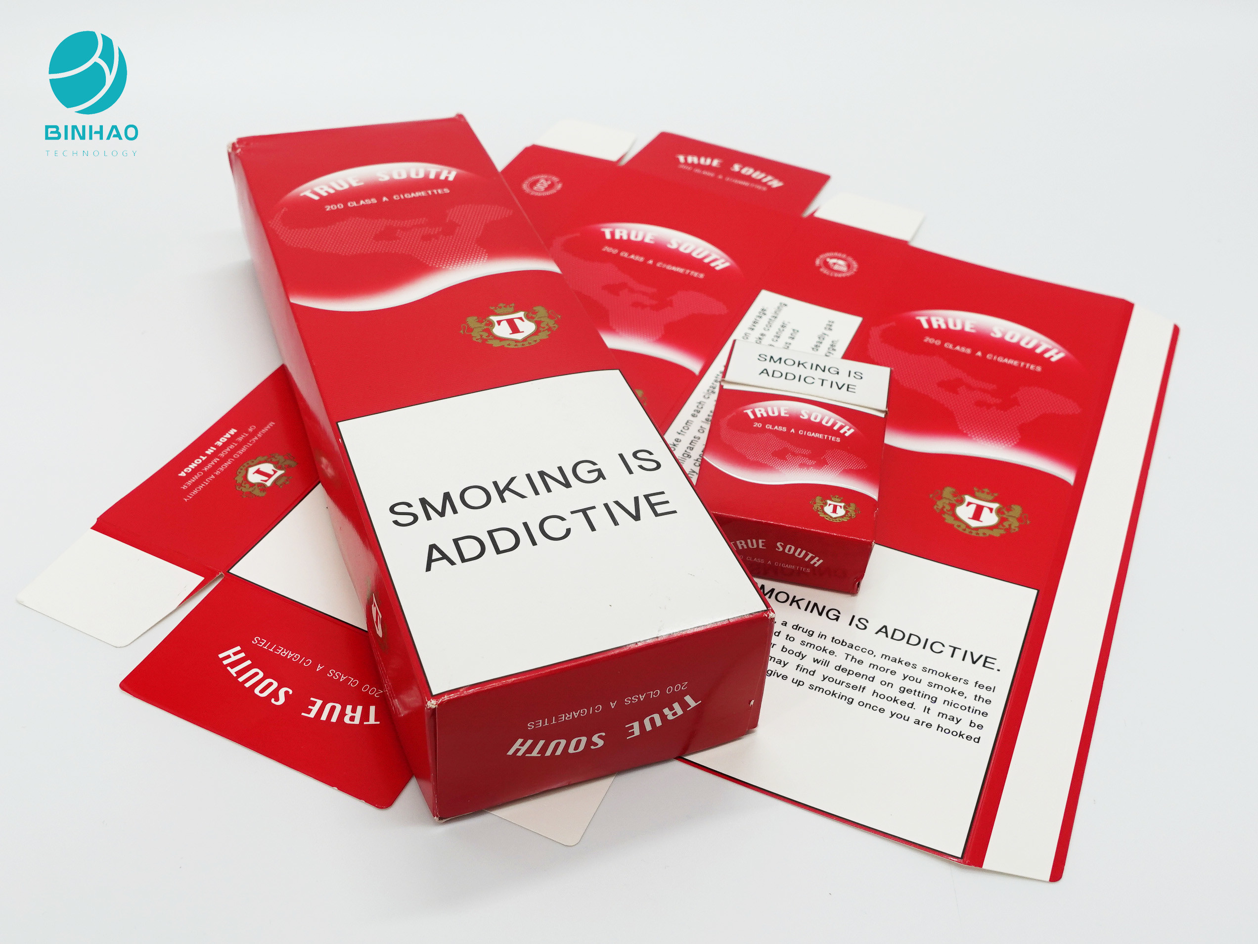 Kotak Produk Karton Kemasan Rokok Sekali Pakai Dengan Desain yang Dipersonalisasi