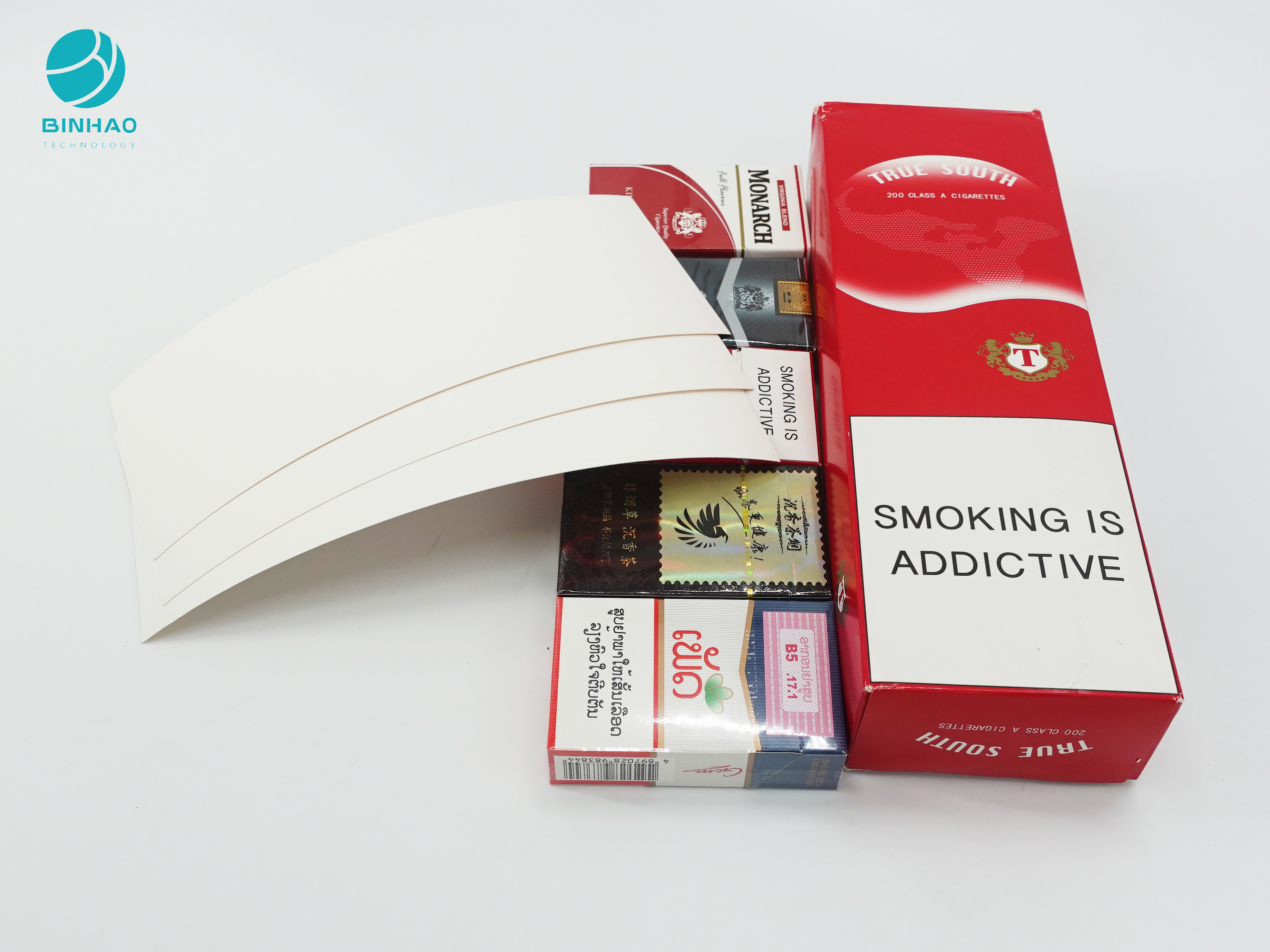 Kotak Karton Kotak Kertas Tahan Lama Kustom Untuk Kemasan Rokok