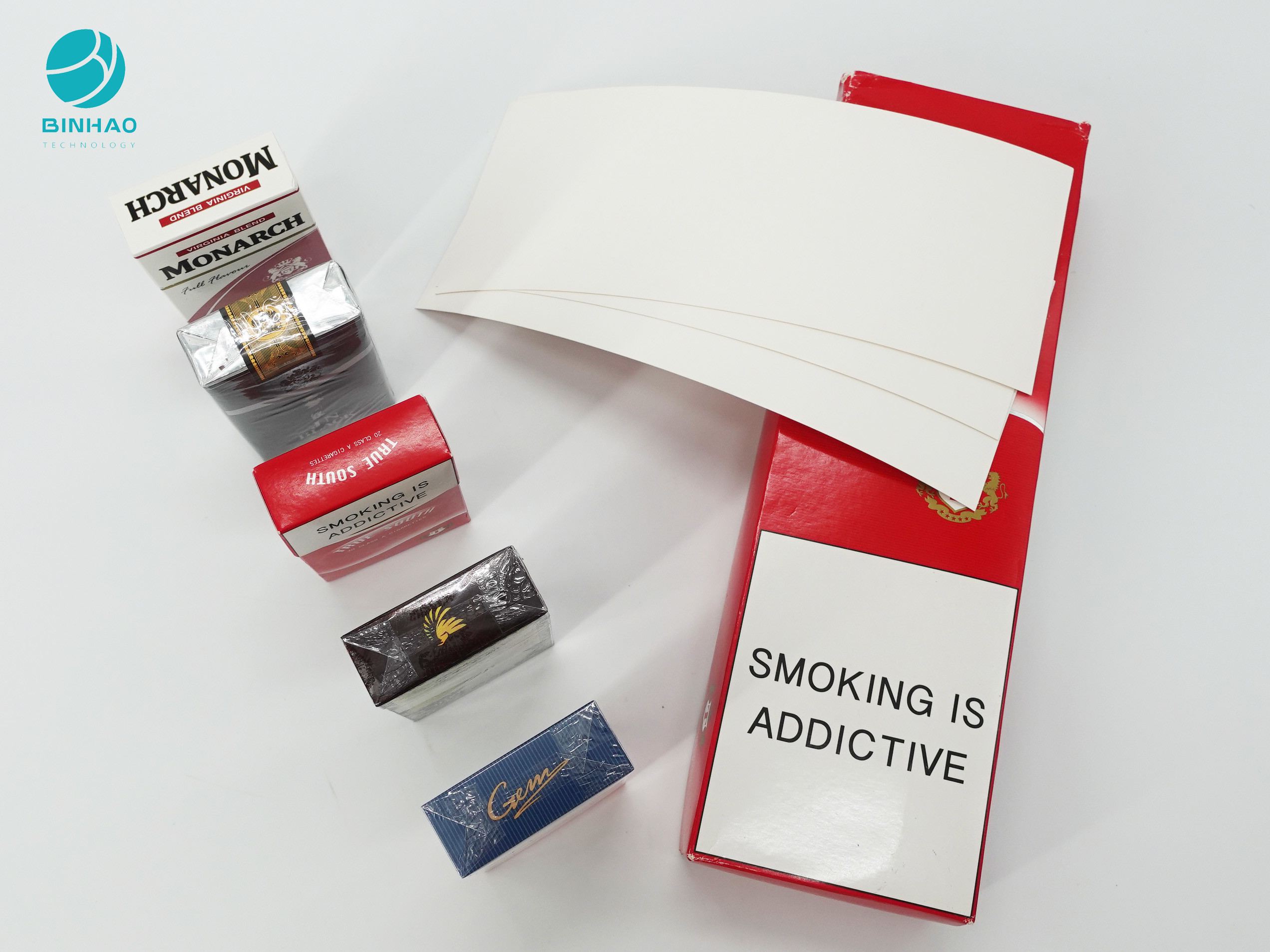 Kotak Paket Tembakau Tahan Lama Kotak Kemasan Rokok Karton Dengan logo Kustom