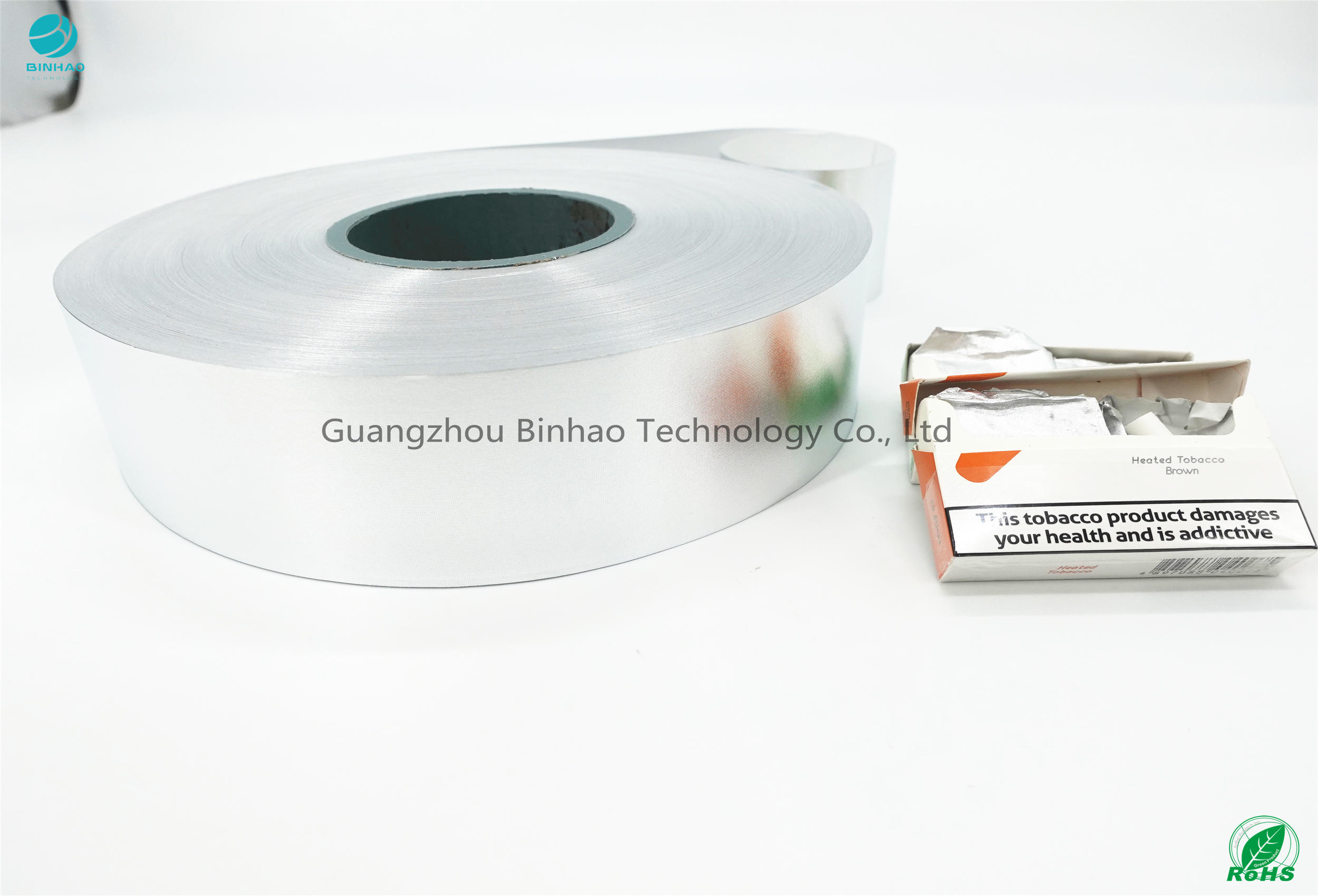 Bahan Paket Rokok Elektronik HNB 55gsm Berat Kertas Gramatur Kertas Aluminium Foil