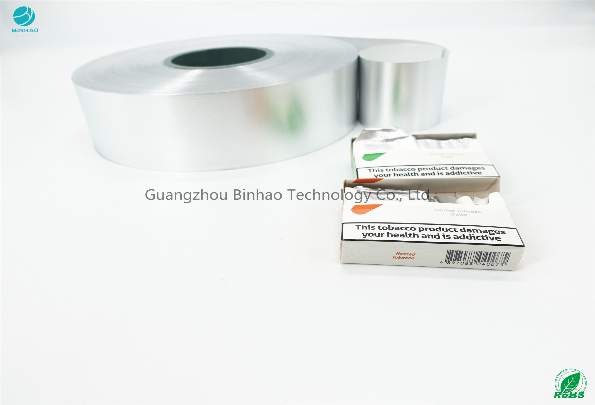 Mobilitas Yang Baik Kertas Aluminium Foil 1500M HNB Paket E-Cigarette Package