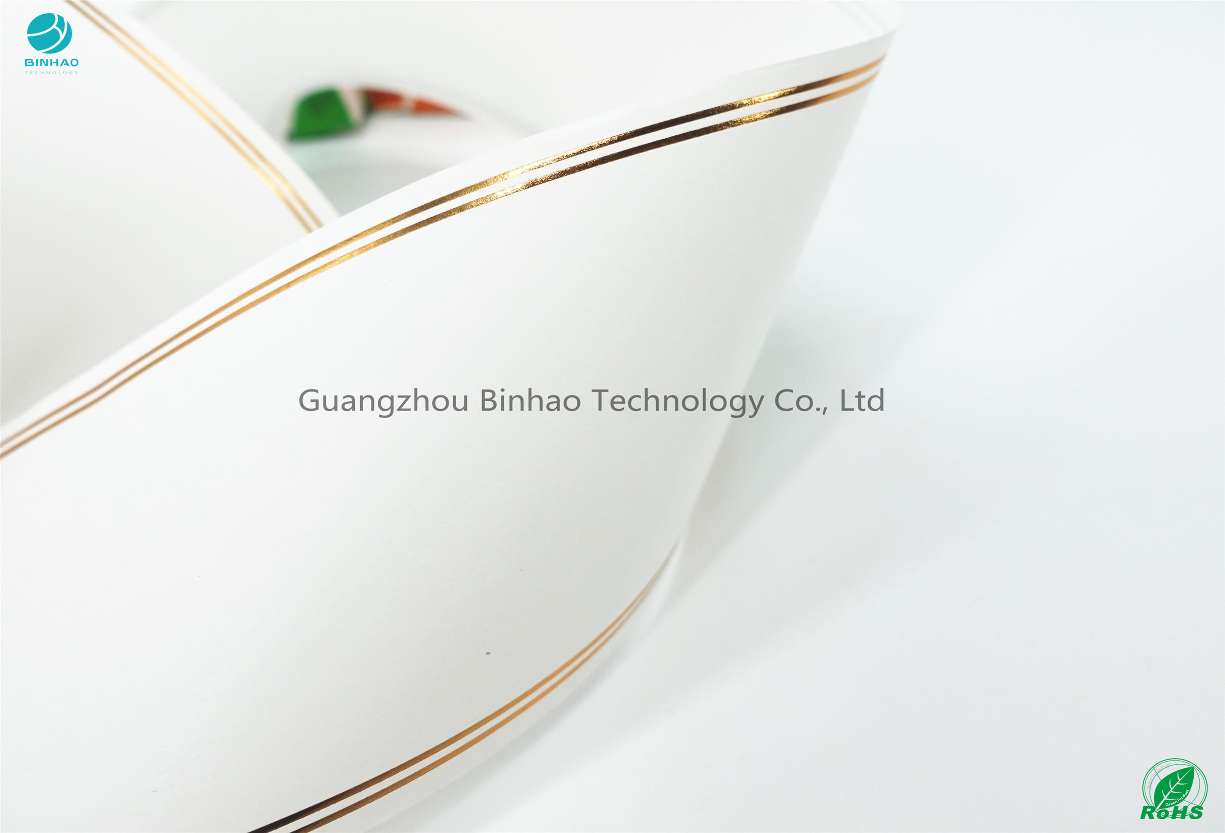 Tipping Paper Wood Pulp Bahan 100% Untuk Paket Rokok Elektronik HNB Primitive Simplicity Gold