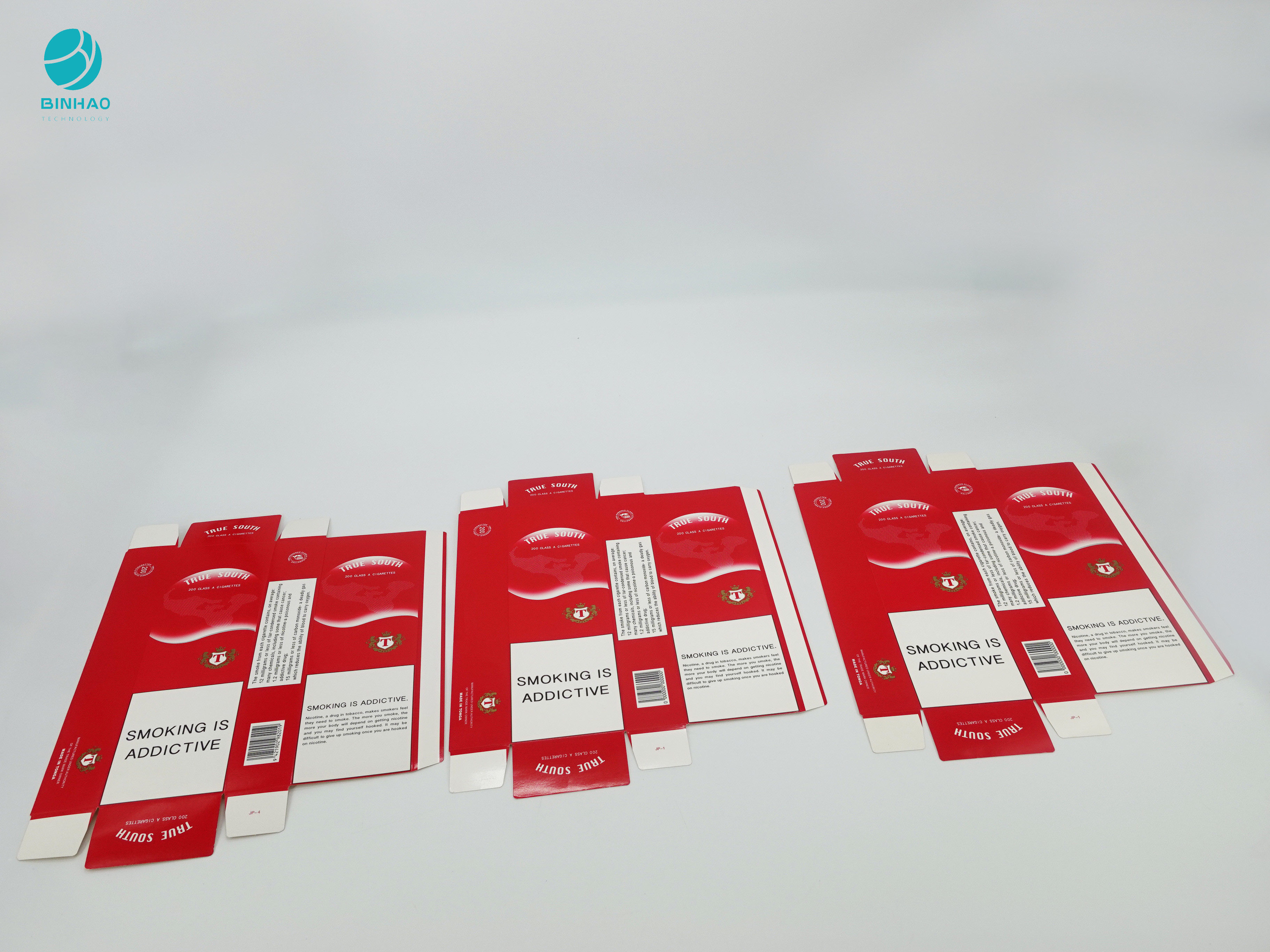Cetak Offset Desain Embossing Kasus Kotak Karton Untuk Kemasan Rokok