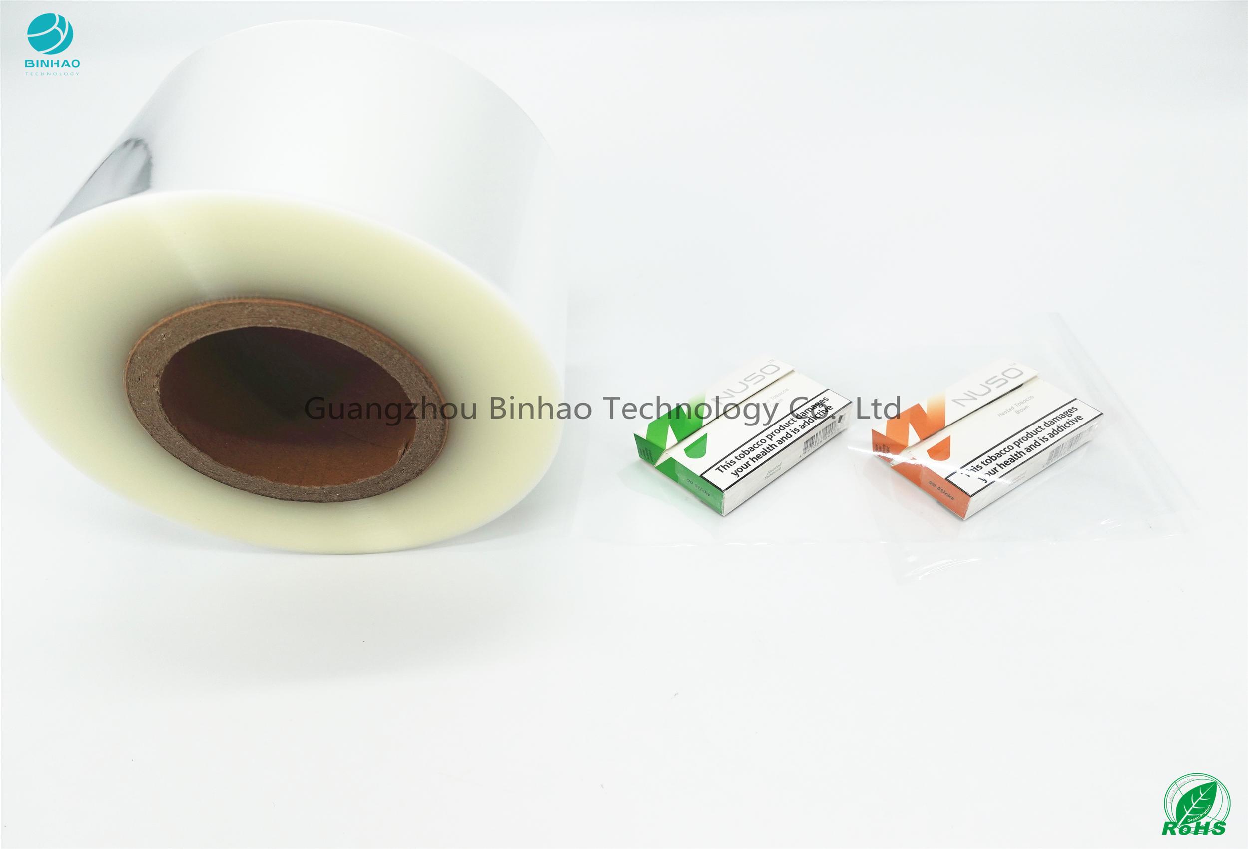 HNB E-Cigarette BOPP Film Paket Tembakau Bahan Inti Kertas 76mm