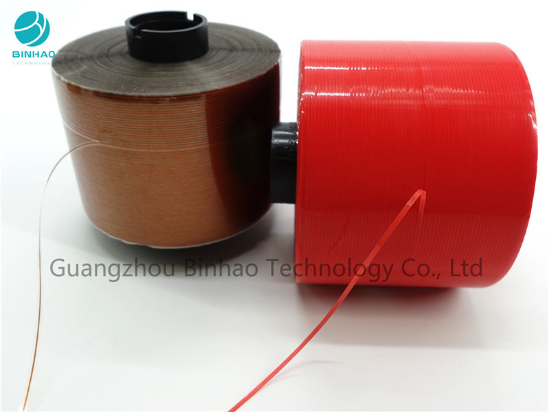 Elastisitas Daktilitas Yang Baik Pita Strip Air Mata 3 mm Untuk Penyegelan Tas