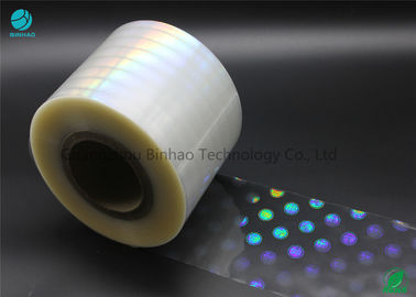 Bi Oriented Polypropylene BOPP Holographic Film Roll Panas Sealable Dalam 20um - 35um